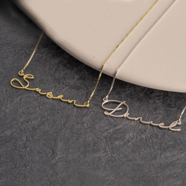 Dainty Script Name Necklace